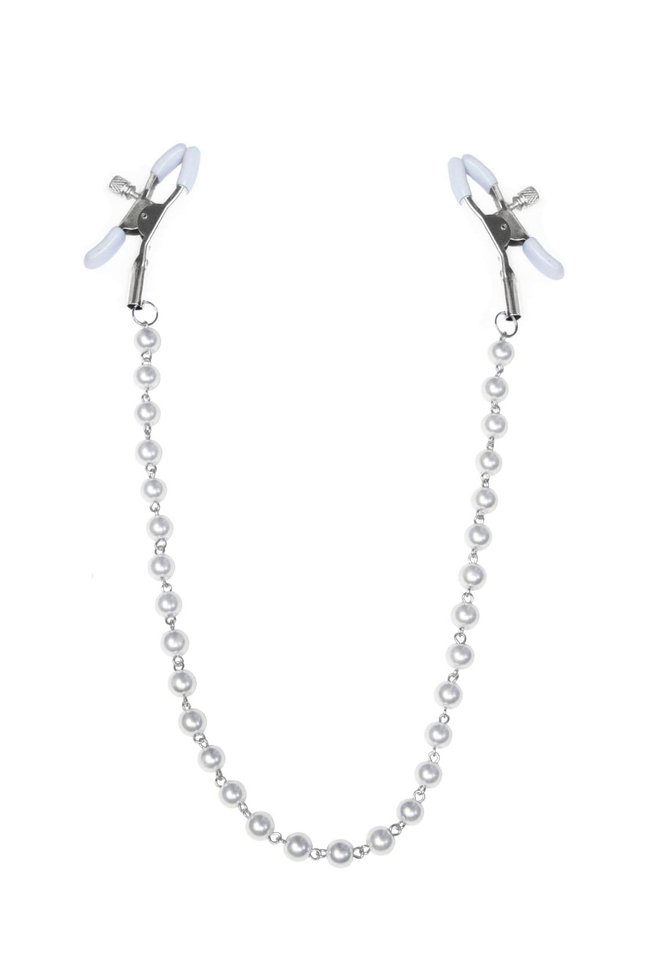 Затискачі для сосків з перлами Feral Feelings Nipple clamps Pearls SO3792 фото