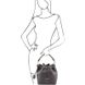 Women's leather bucket bag Tuscany Vittoria TL141531, Black