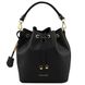 Women's leather bucket bag Tuscany Vittoria TL141531, Black