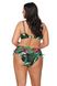 Full slip swimsuit with ties Ava SF 201/2 Green M