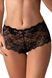 Lace shorts Obsessive Idillia Black 2XL/3XL