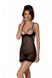 Shirt with open cups Passion MARINA CHEMISE Black S/M