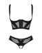 Open set Obsessive Chic Amoria set otwarty Black XS/S