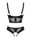 Open set Obsessive Chic Amoria set otwarty Black XS/S