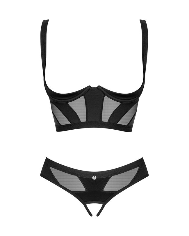 Open set Obsessive Chic Amoria set otwarty Black XS/S