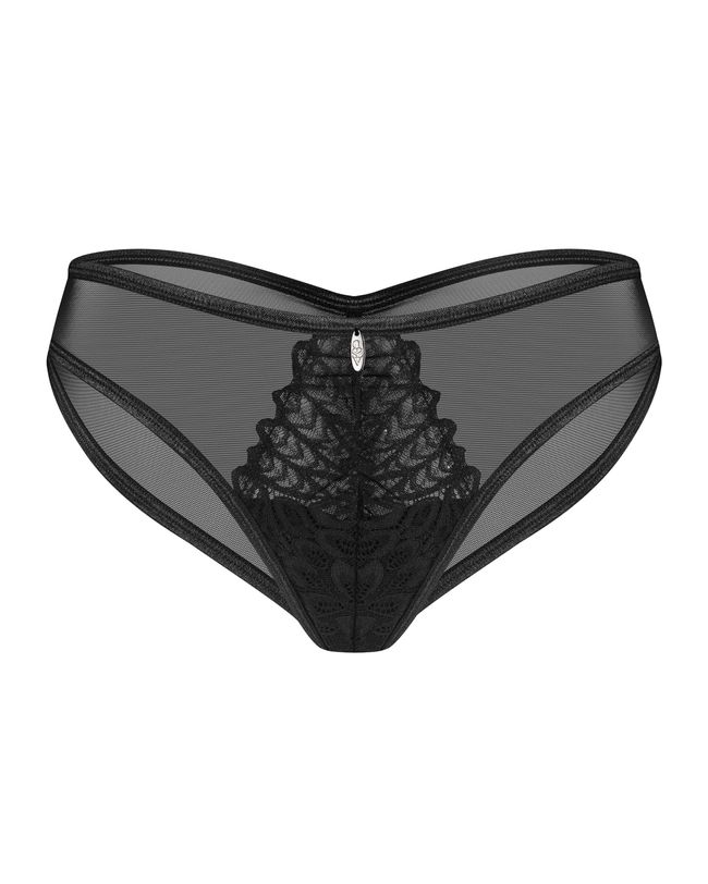 Transparent panties Obsessive Donarella Black XS/S