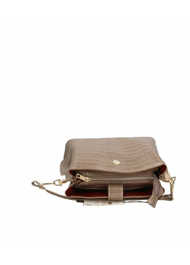 Шкіряна жіноча сумка Italian Bags 556024 556024_taupe фото