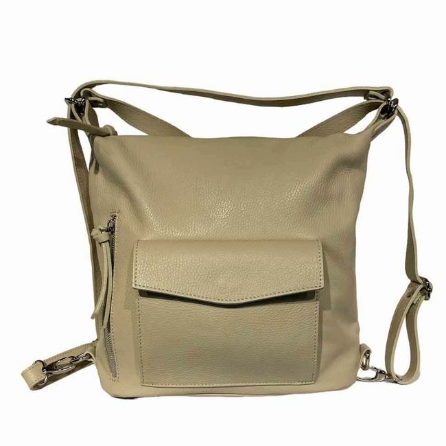 Рюкзак кожаный Italian Bags 11135 11135_beige фото