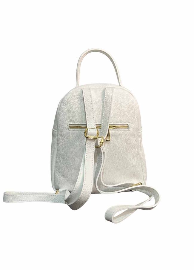 Рюкзак шкіряний Italian Bags 11955 Білий 11955_white фото
