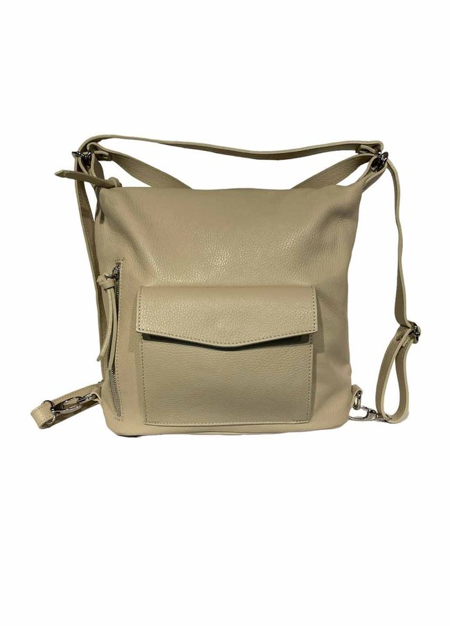 Шкіряний рюкзак Italian Bags 11135 11135_beige фото
