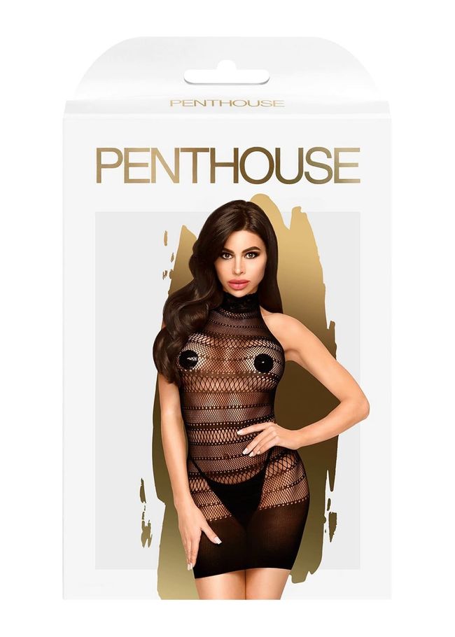Мини-платье сетка с горлом Penthouse - Epic Night SO4357 фото