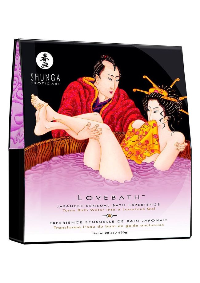 Гель для ванни Shunga LOVEBATH  650гр, робить воду ароматним желе зі SPA ефектом SO2545 фото