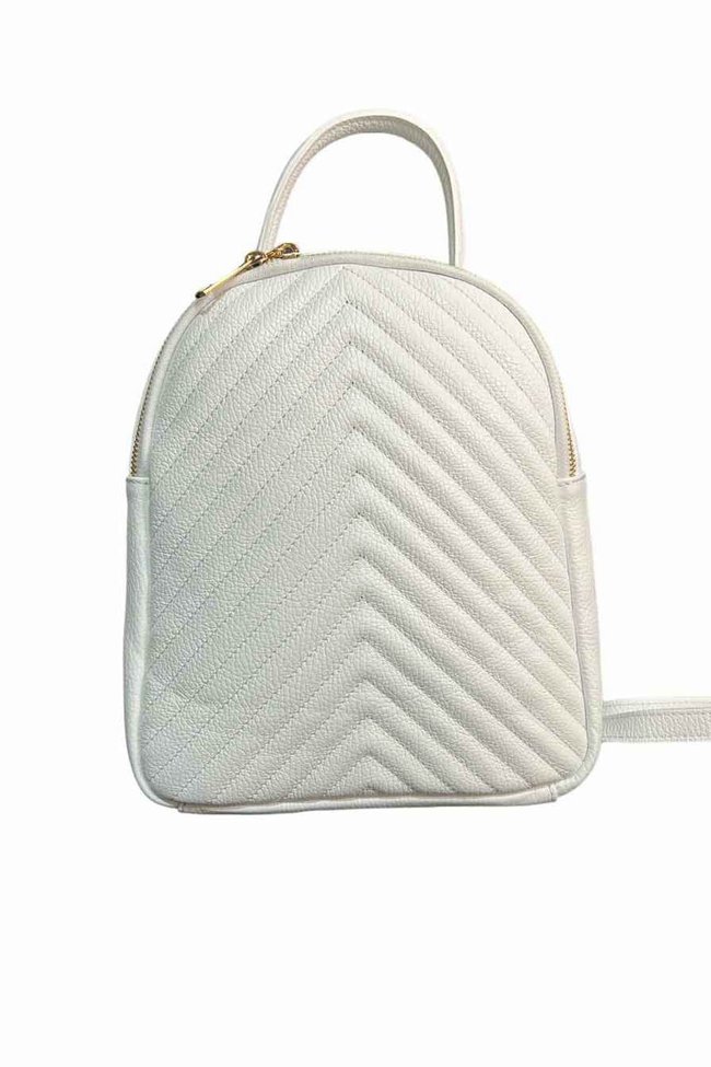 Рюкзак кожаный Italian Bags 11955 Белый 11955_white фото