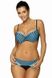 Two-piece swimsuit Marko Rosaline 490-7 Blue XL