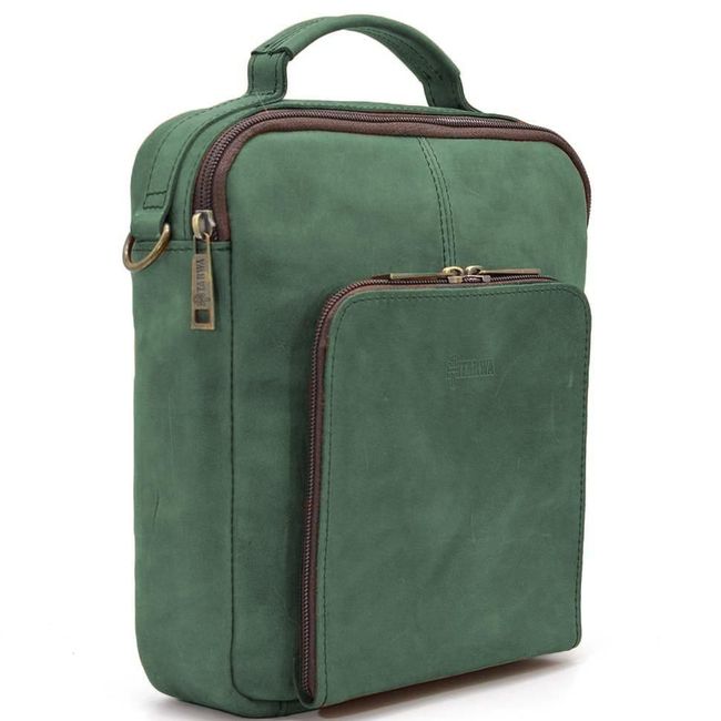 Чоловіча сумка на плече TARWA RE-6016-3md Зелена