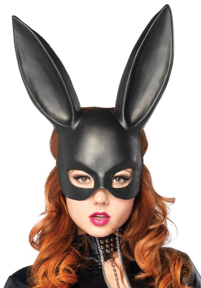 Leg Avenue Masquerade Rabbit Mask One Size Black