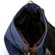 Сумка-месенджер через плече мікс тканини канваc та шкіри TARWA 1309, Темно-синій