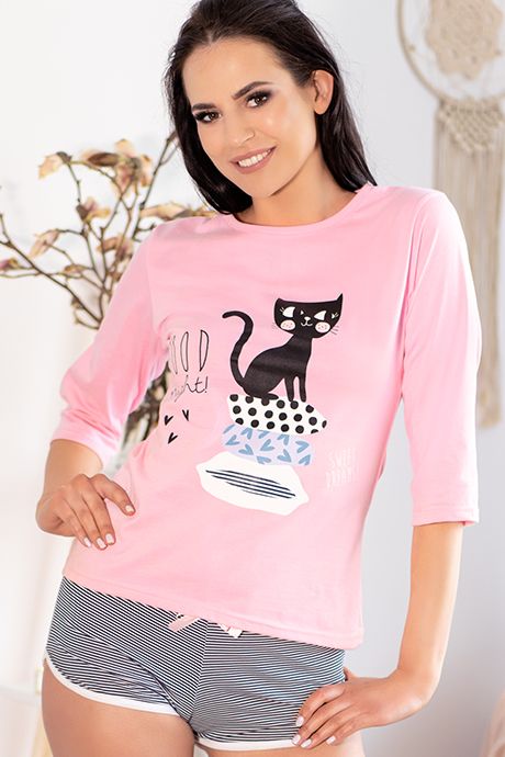 Пижама с шортиками LivCo Corsetti Aprodit Cat 85281 фото