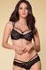 Lace set Obsessive 860-SET-1 Black L/XL