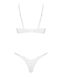 Lingerie set Obsessive Alissium set White XL/2XL