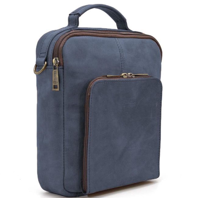 Чоловіча сумка на плече TARWA RK-6016-3md Синя