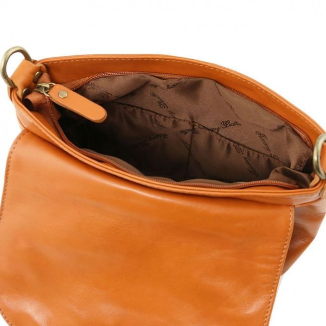 Women's Leather Shoulder Bag Tuscany Leather Bag TL141223, Коричневый