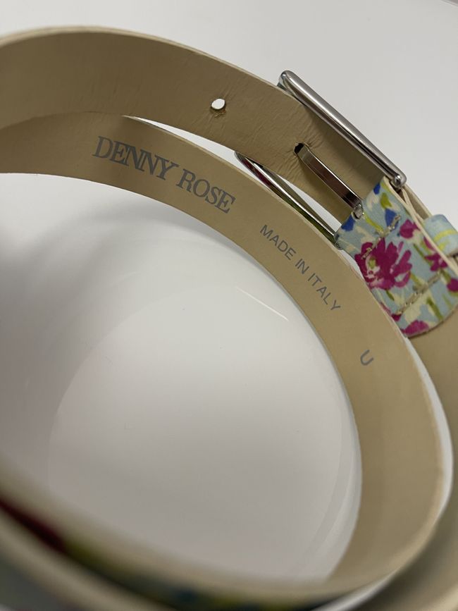Женский ремень Denny Rose Голубой с цветами S MR2013-2 фото