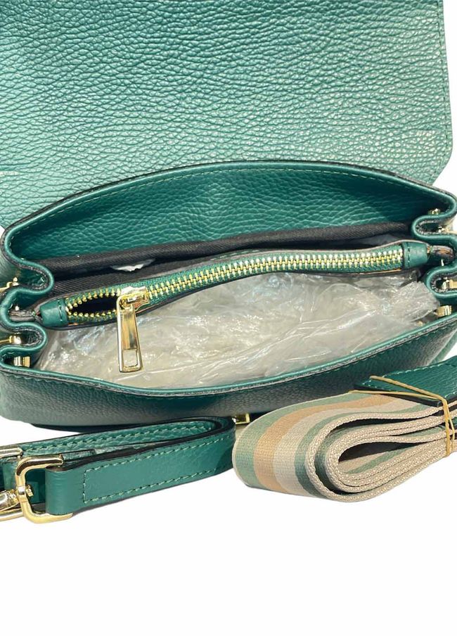 Клатч кожаный Italian Bags 11696 11696_green_pavone фото