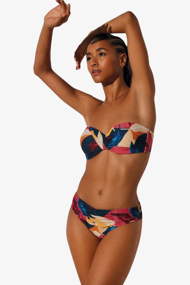 Two-piece bandeau swimsuit Ysabel Mora 82345 Multi-colored 80D/L