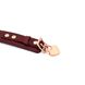 Collar with leash Liebe Seele Wine Red Curved Collar Burgundy One Size