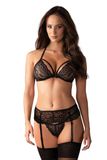 Lingerie set with garter belt Obsessive 838-SEG-1 set 80096 photo