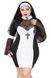 Эротический костюм монашки JSY P71109 Черно-белый PLUS SO8359 фото 1