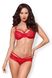 Obsessive 860-SET-3 set Red S/M