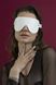 Feral Feelings Blindfold Mask White One Size