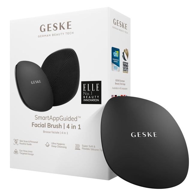 Щітка для обличчя GESKE Facial Brush 4в1 gray