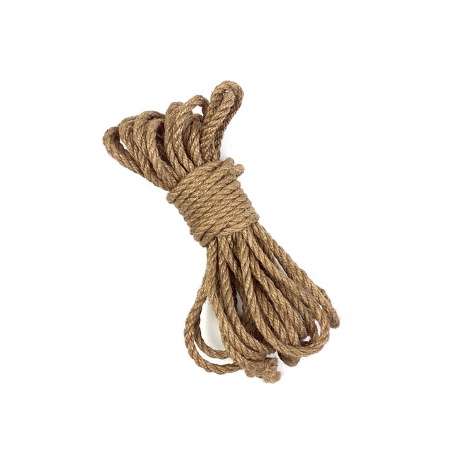 Джутова мотузка BDSM 8 метрів, 6 мм SO5205 фото