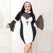 Эротический костюм монашки JSY P71109 Черно-белый PLUS SO8359 фото 6