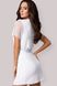 Obsessive Miamor robe with lace, White, L, XL, L/XL