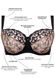 Soft full cup bra Samanta Perla A922 Black-nude 80J