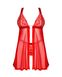 Elegant chemise Obsessive Elianes babydoll Red XS/S