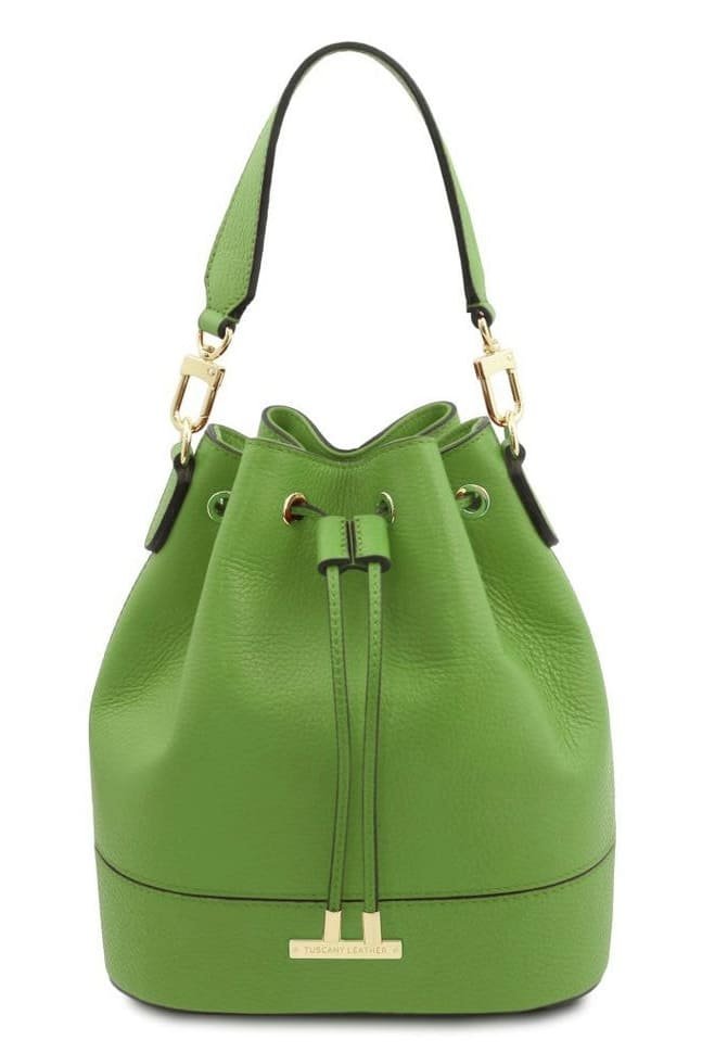 Женская сумка Tuscany TL142146 (bucket bag) Зеленая 2146_1_10 фото