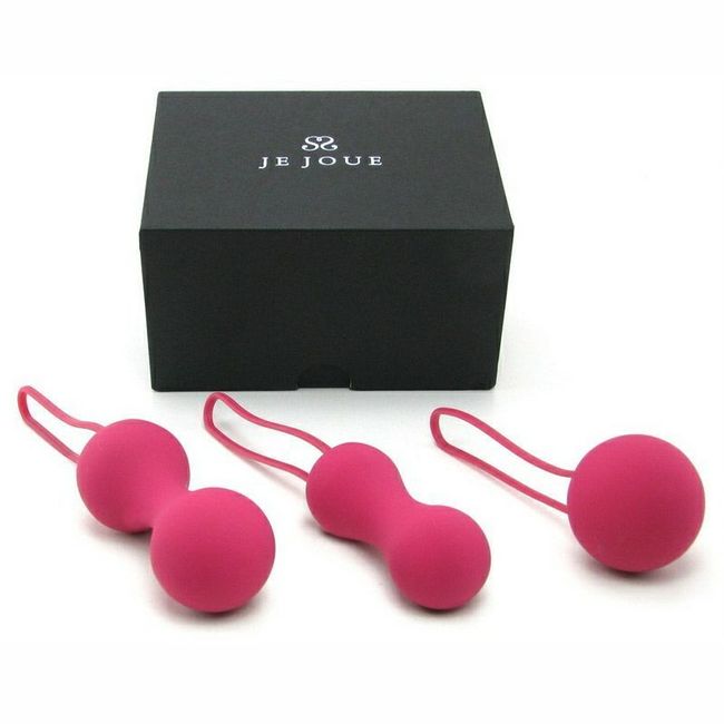 Набір вагінальних кульок Je Joue - Ami, діаметр 3,8-3,3-2,7 см, вага 54-71-100 г SO3044 фото