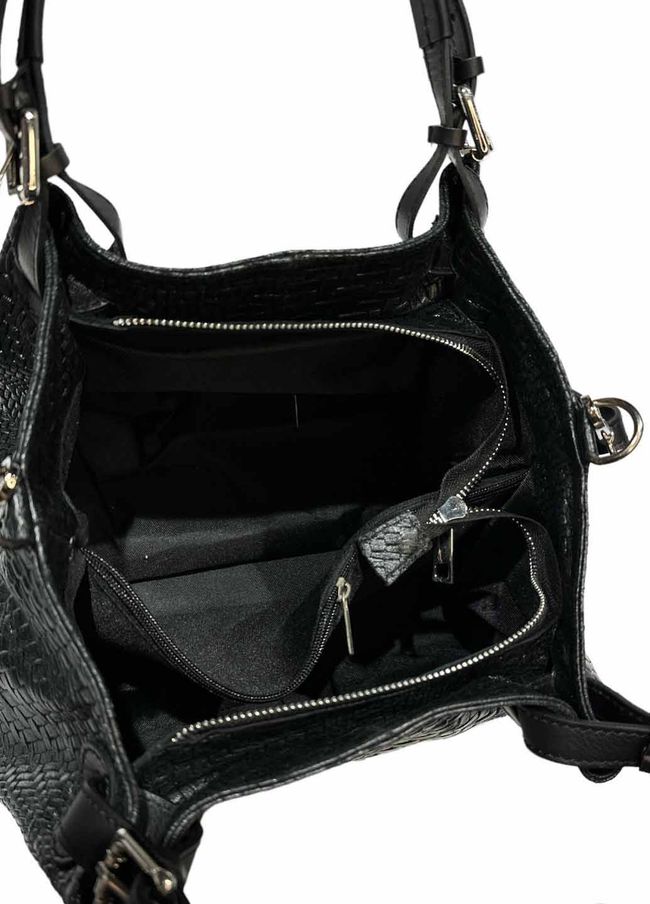 Сумка жіноча шкіряна Italian Bags 11875 11875_black фото
