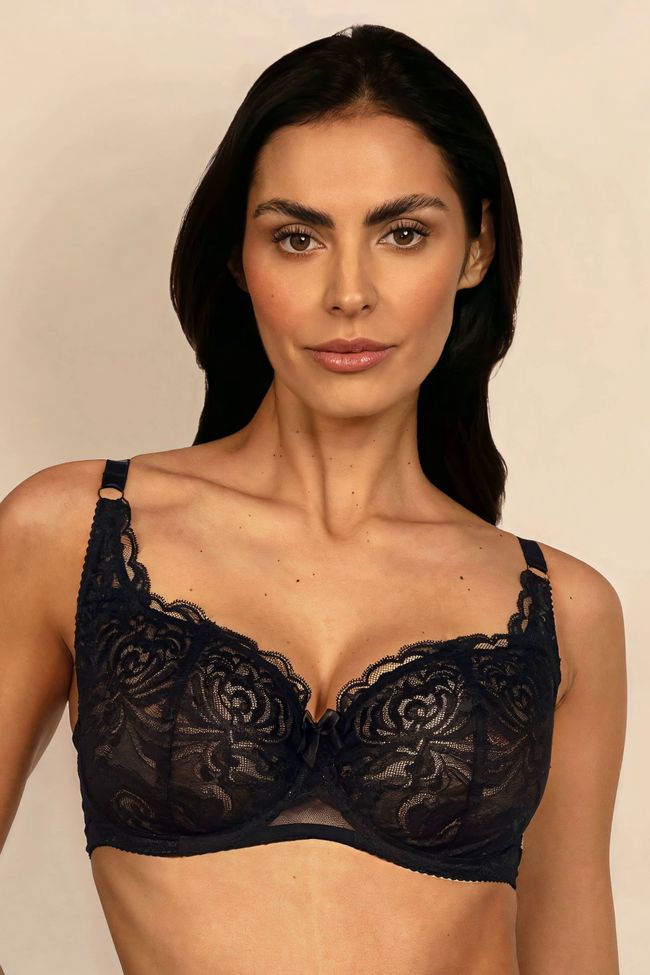 Ewa Bien Marisa B139 Soft Cup Bra, Black, 70E