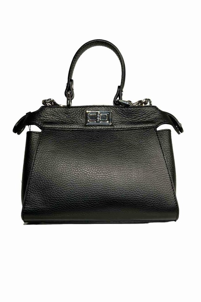 Шкіряна сумка Italian Bags 111231 Чорна 111231_black фото