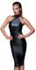 Платье-карандаш Noir Handmade F160 Powerwetlook pencil dress Черное 2XL