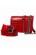 Сумка кожаная кросс-боди и ремень Italian Bags 11487 11487_red фото 1