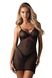 Transparent chemise Obsessive Novenes chemise Black XS/S