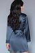 Комплект атласный халат и сорочка LivCo Corsetti Jacqueline Синий L/XL