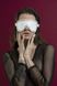 Feral Feelings Blindfold Mask White One Size